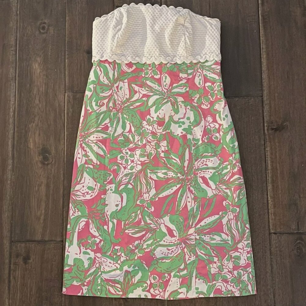 LILLY PULITZER Size 2 Franco Dress Forgot My Trunks